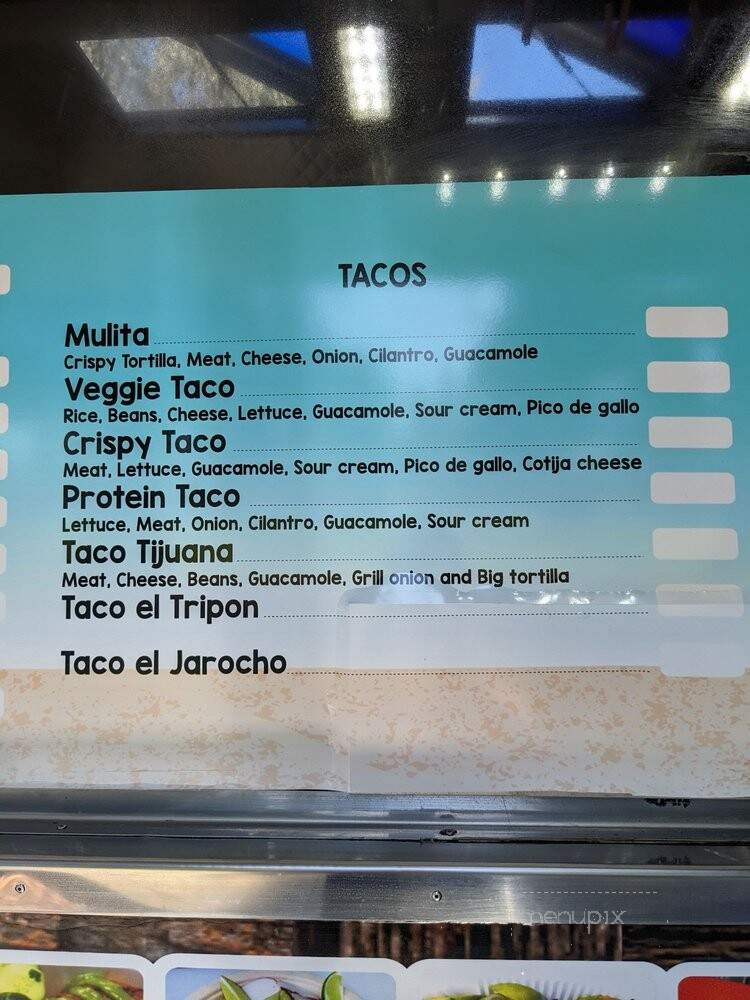 Tacos El Chore - San Jose, CA menu_pic