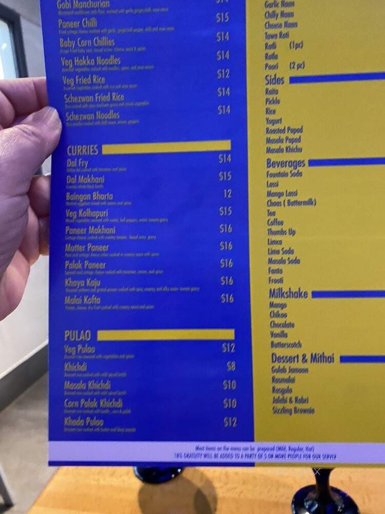 Daana Pani - Orlando, FL menu_pic