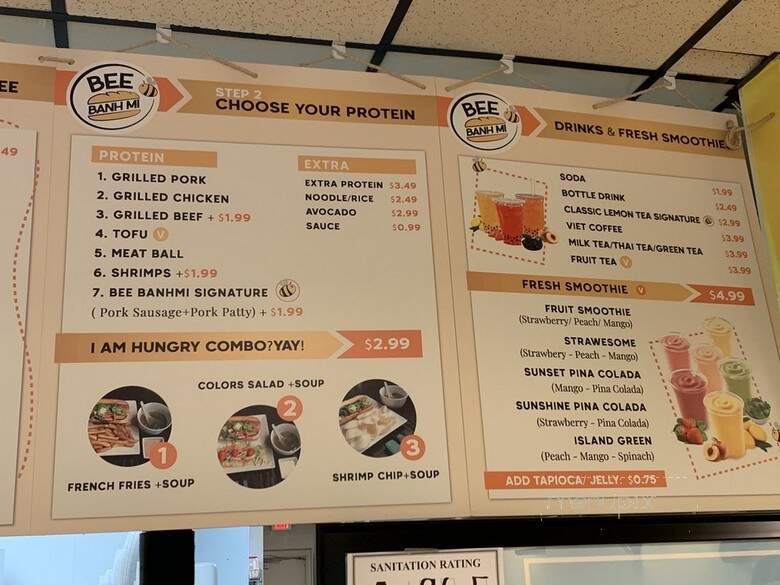 Bee Bahnmi - Cary, NC menu_pic