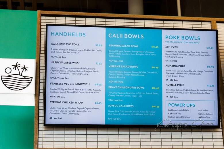 Calii Love - Toronto, ON menu_pic