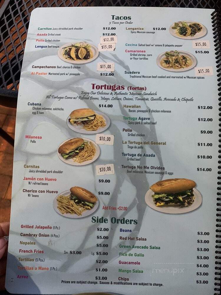 El Agave - Freehold, NJ menu_pic