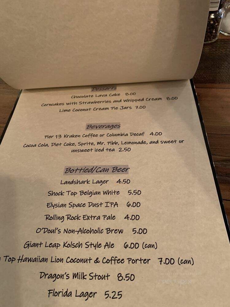 Hoffman's Table - Titusville, FL menu_pic