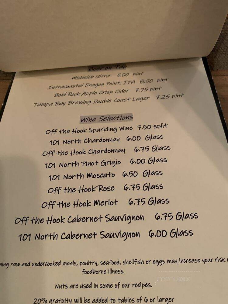 Hoffman's Table - Titusville, FL menu_pic