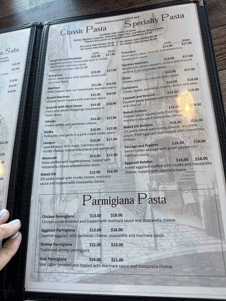 Antonio's Pizza Beau Rivage - Wilmington, NC menu_pic