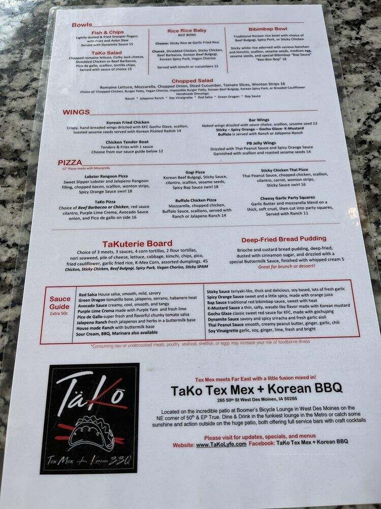 TaKo Tex Mex + Korean BBQ - West Des Moines, IA