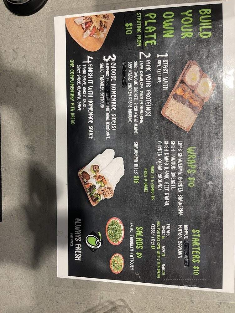 Olyvoyl - Irvine, CA menu_pic