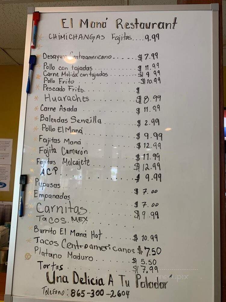 Pupuseria - Lenoir City, TN menu_pic