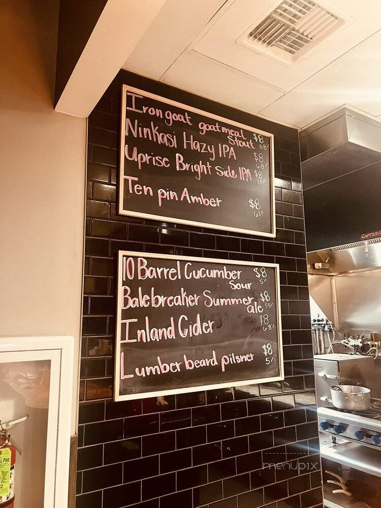 Purgatory Craft Beer and Whiskey Bar - Spokane, WA menu_pic