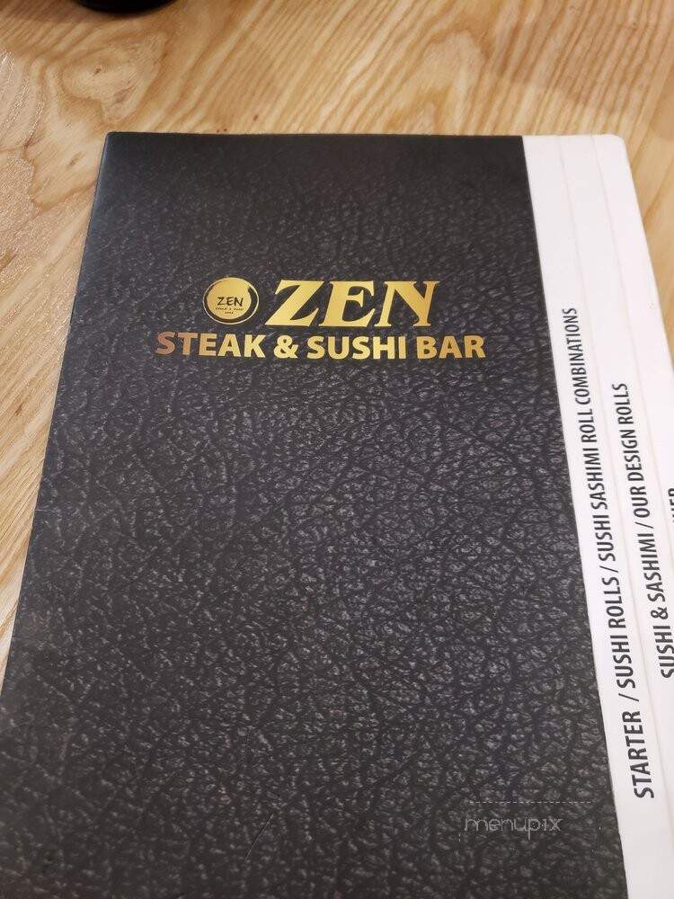 Zen Steak Sushi - Opelika, AL menu_pic