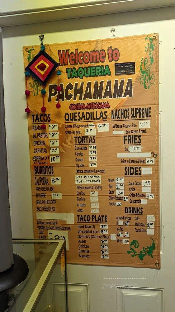 Taqueria Pachamama - Rialto, CA menu_pic