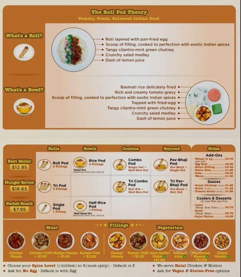 The Roll Pod - Seattle, WA menu_pic