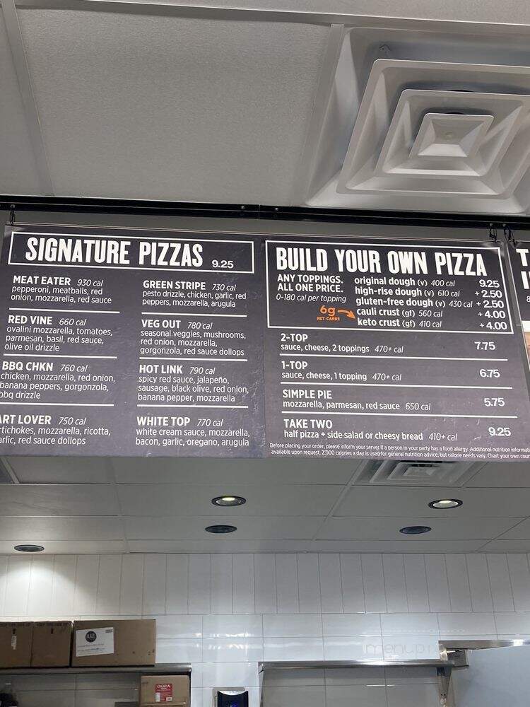 Blaze Pizza - Las Vegas, NV menu_pic