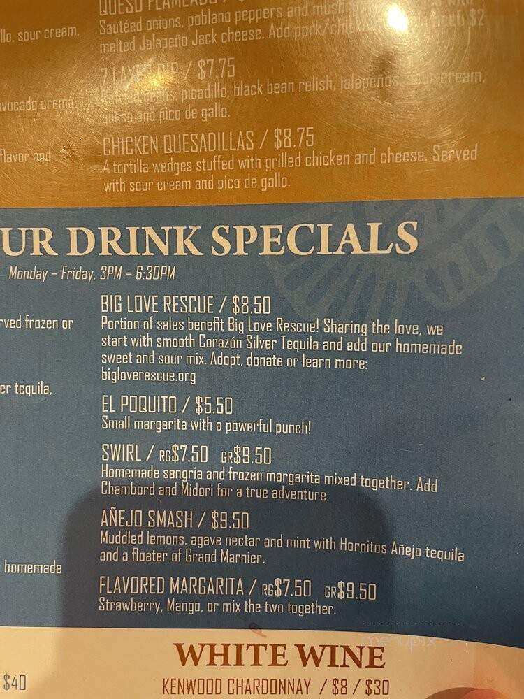 La Viva Cantina - Jersey Village, TX menu_pic