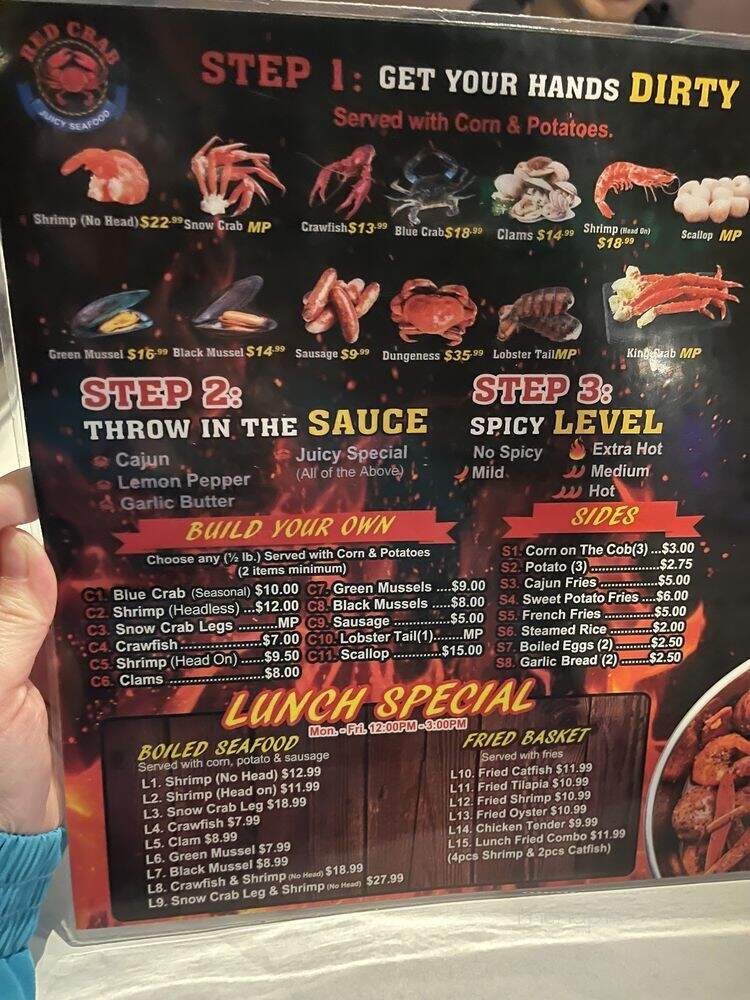 Red Crab - Arlington, TX menu_pic