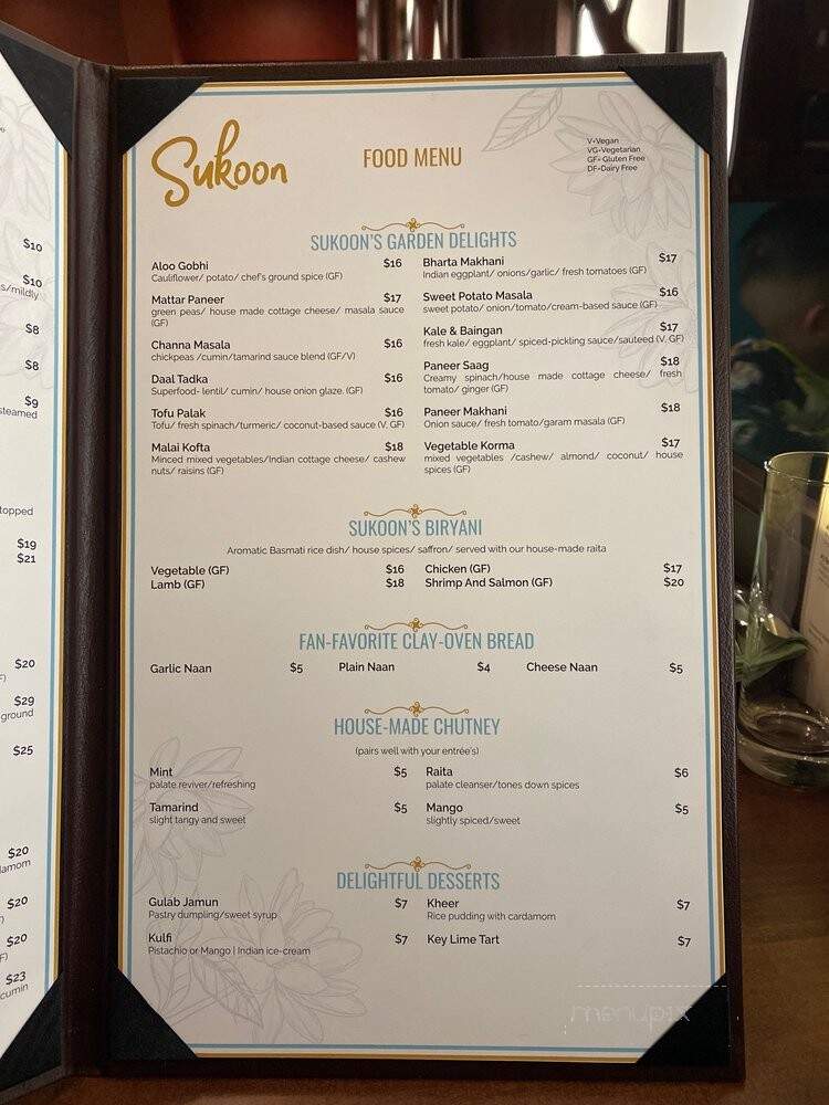 Sukoon - Littleton, CO menu_pic