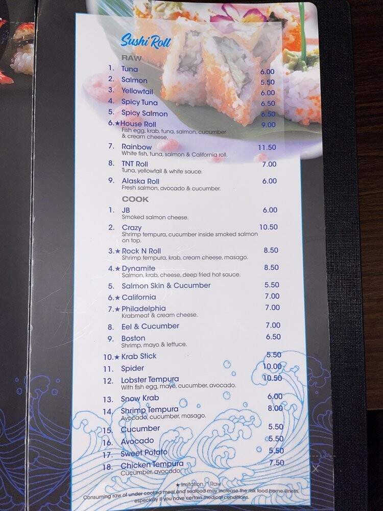 Bluefin Japanese Restaurant - Wesley Chapel, FL menu_pic