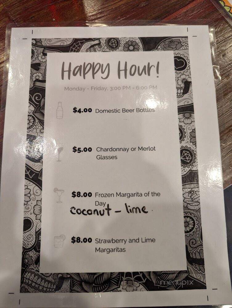 Locals Tacos and Tequila - West Springfield, VA menu_pic