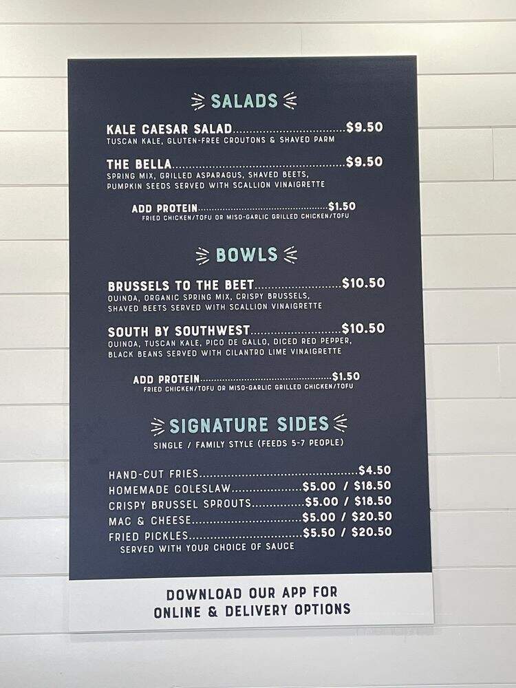 Love Bird - Fairfield, CT menu_pic