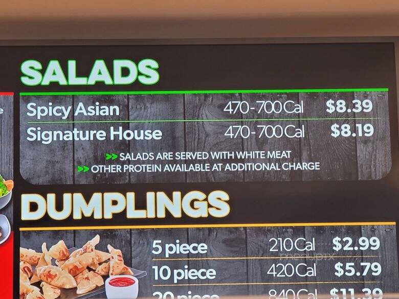 WaBa Grill - Bakersfield, CA menu_pic