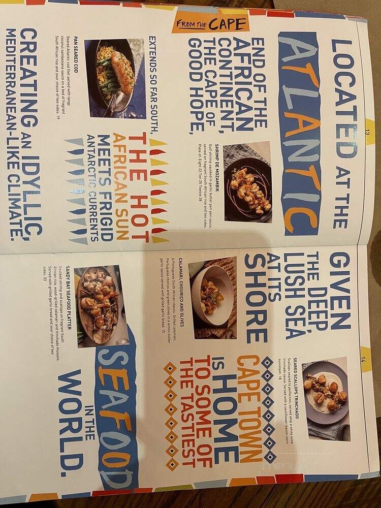 Mozambik South African Kitchen - Houston, TX menu_pic