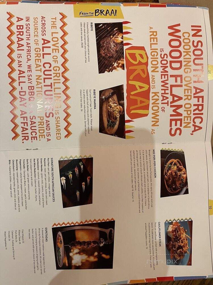 Mozambik South African Kitchen - Houston, TX menu_pic