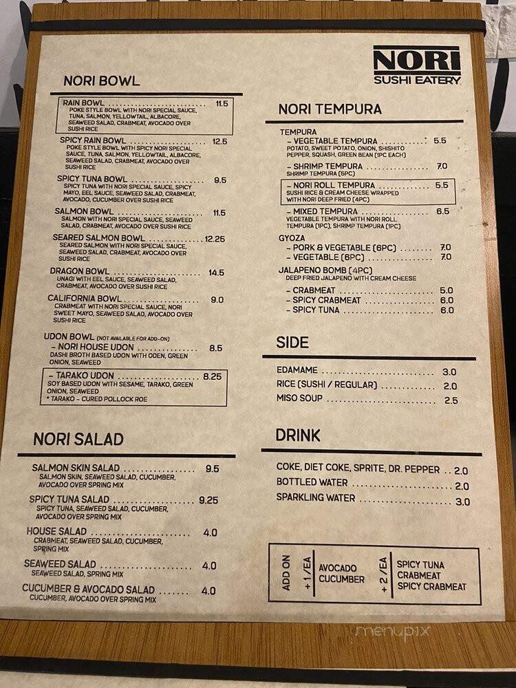 Nori Sushi Eatery - South Pasadena, CA