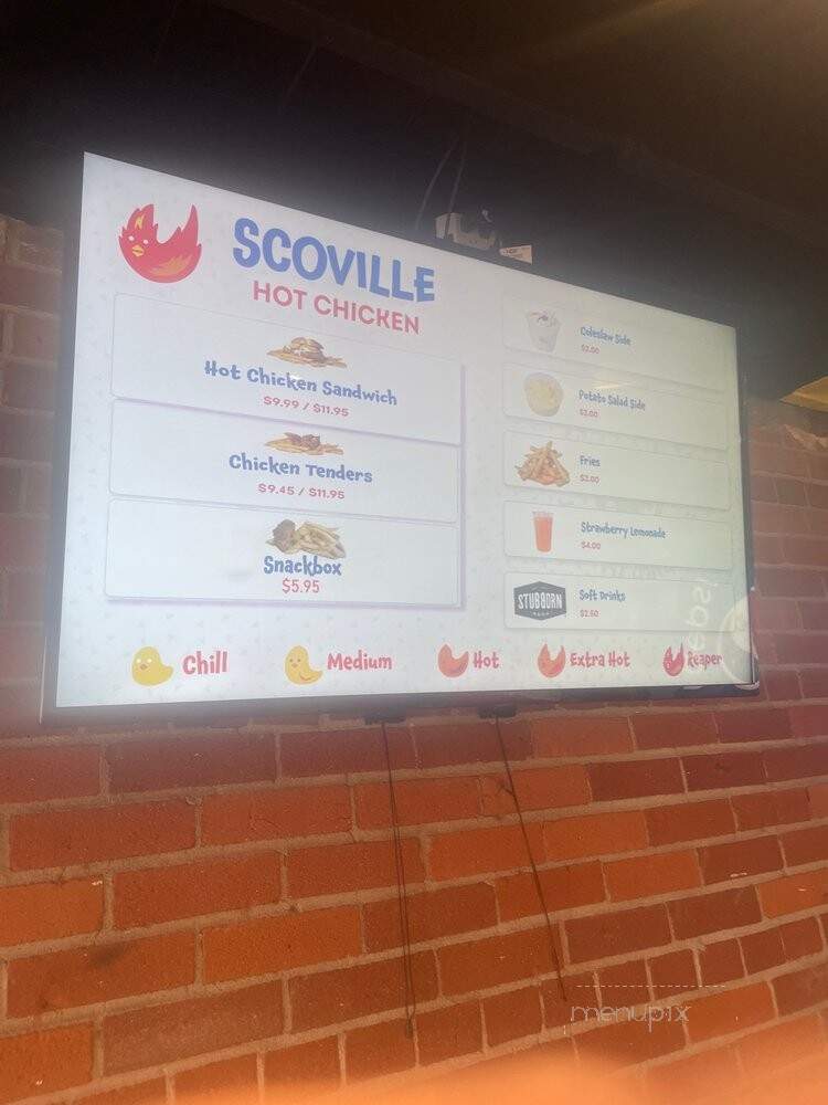 Scoville Hot Chicken - Atlanta, GA menu_pic