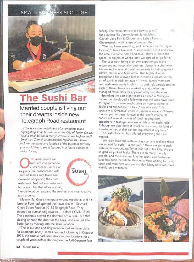 The Sushi Bar - Taylor, MI