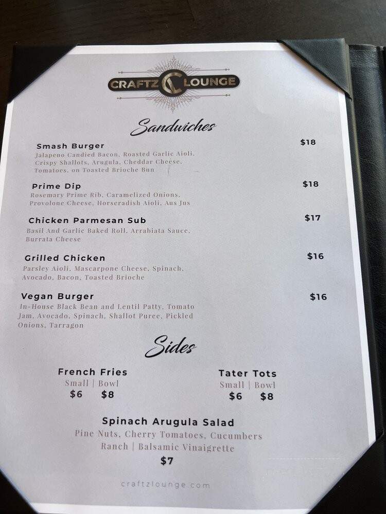Hotz Kitchen | Cocktails - Riverside, CA menu_pic