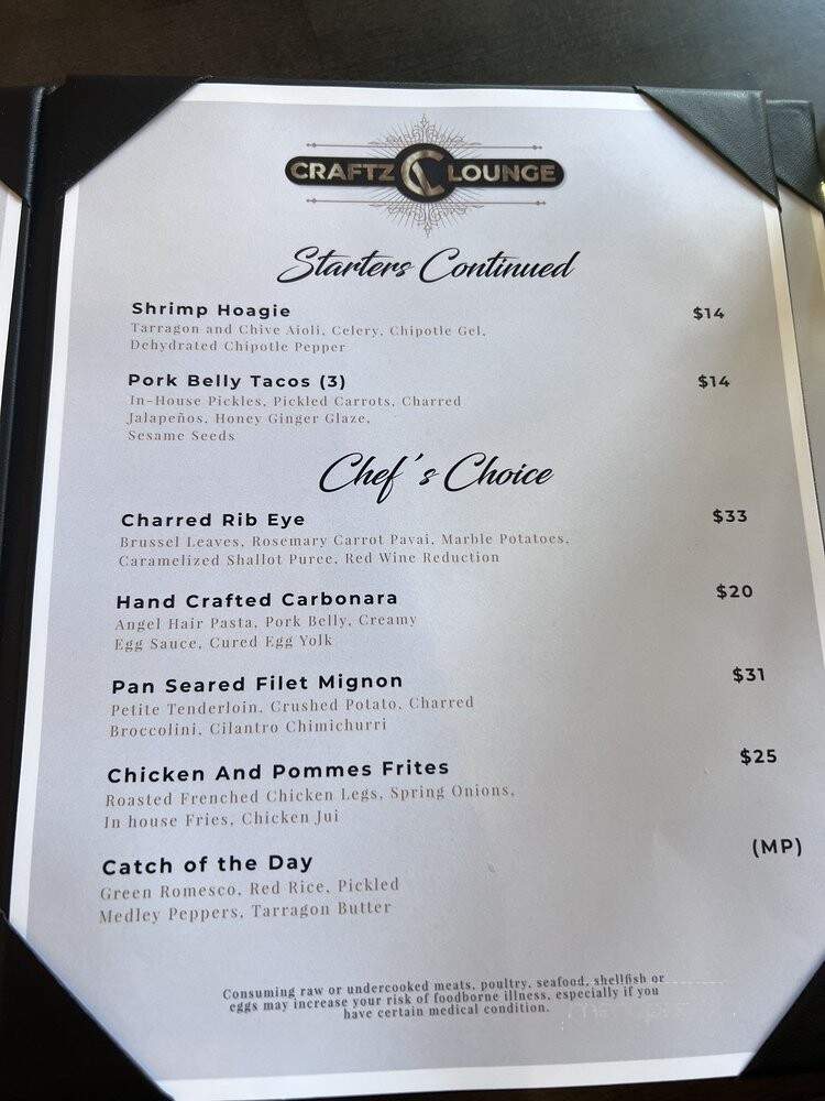 Hotz Kitchen | Cocktails - Riverside, CA menu_pic