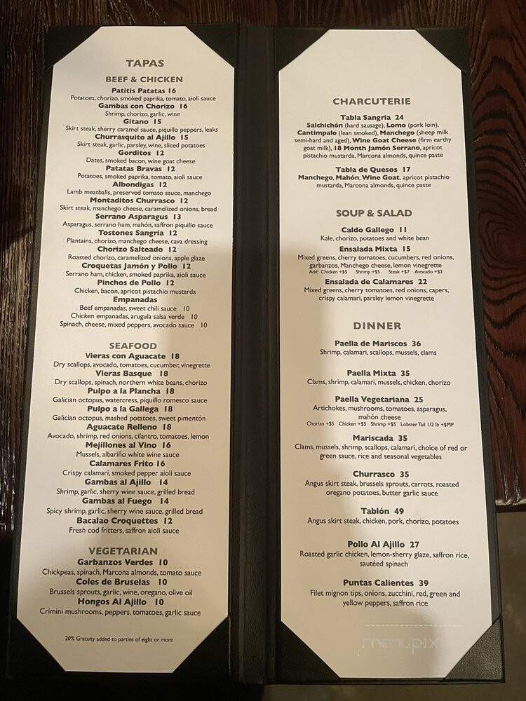 Sangria Hoboken - Hoboken, NJ menu_pic