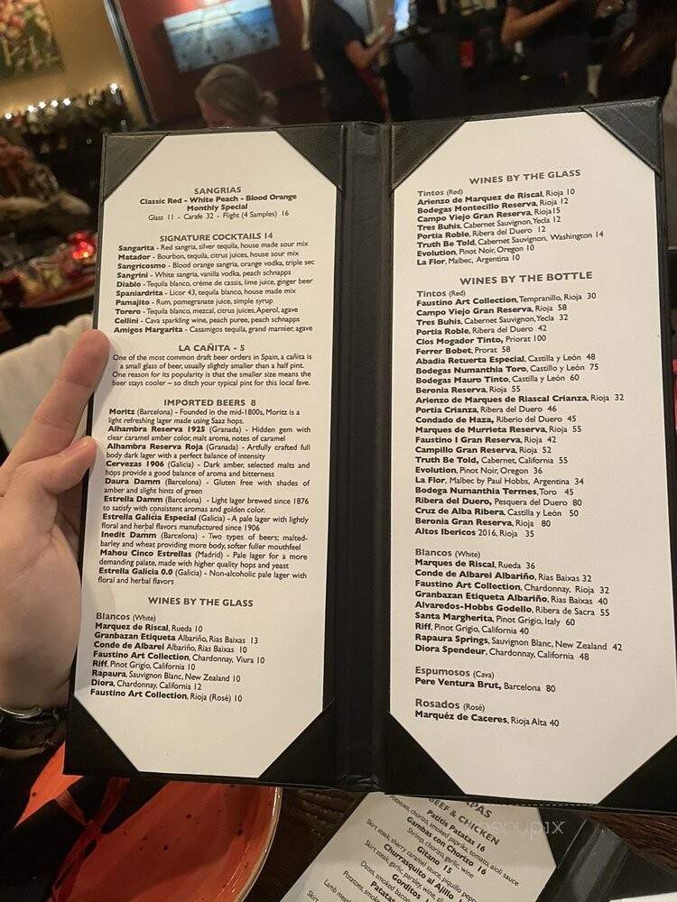 Sangria Hoboken - Hoboken, NJ menu_pic