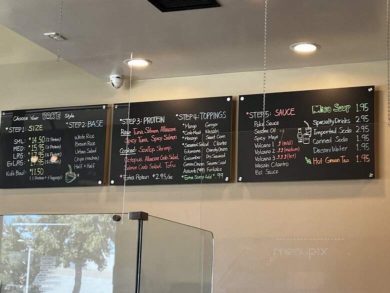 Poke Tiki - Irvine, CA menu_pic