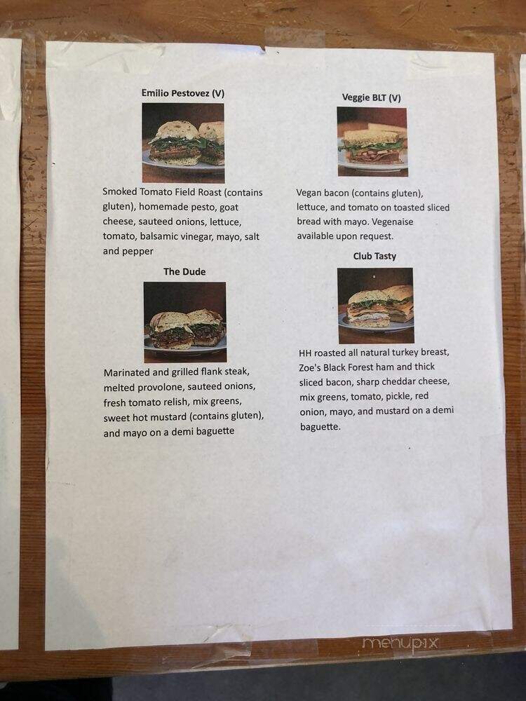 HoneyHole Sandwiches - Seattle, WA menu_pic