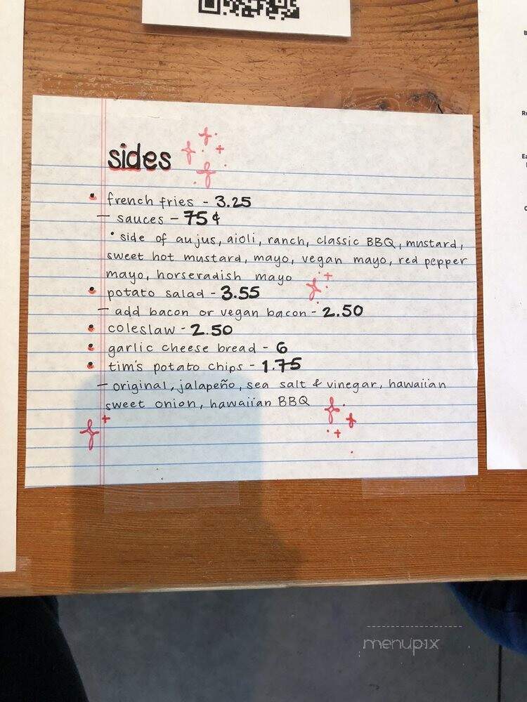 HoneyHole Sandwiches - Seattle, WA menu_pic