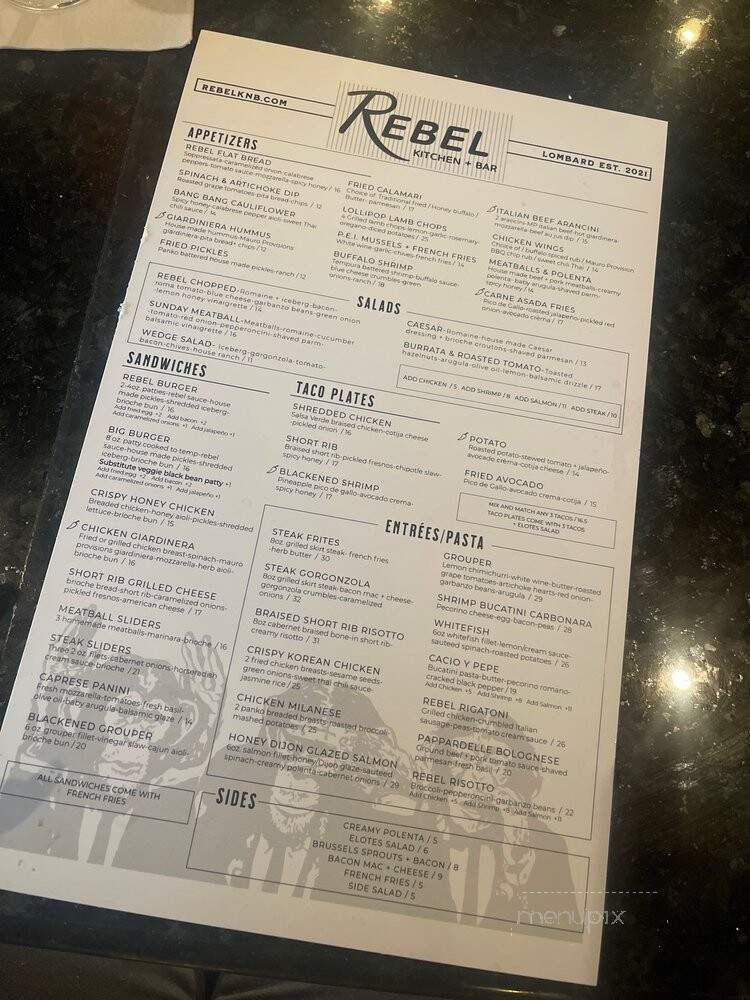Rebel Kitchen + Bar - Lombard, IL