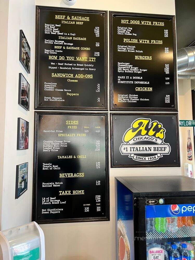 Al's Beef - Chicago, IL menu_pic