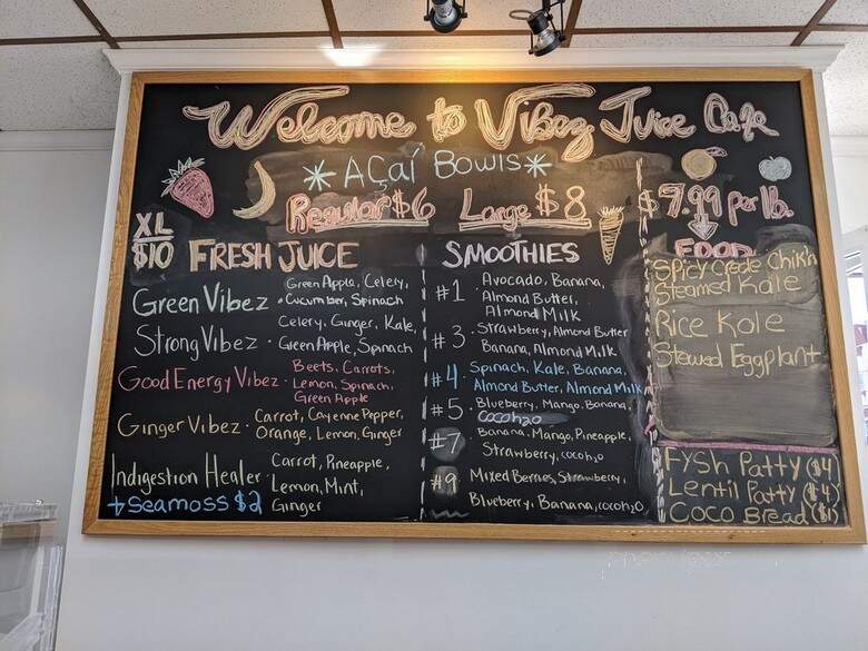 Vibez Juice & Vegan Cafe - Jersey City, NJ