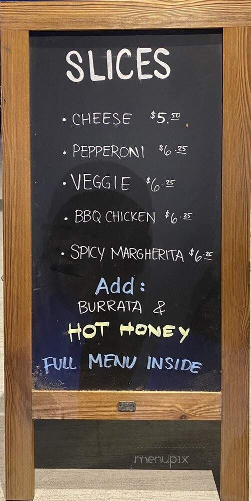 Heirloom Pizzeria - Los Angeles, CA menu_pic