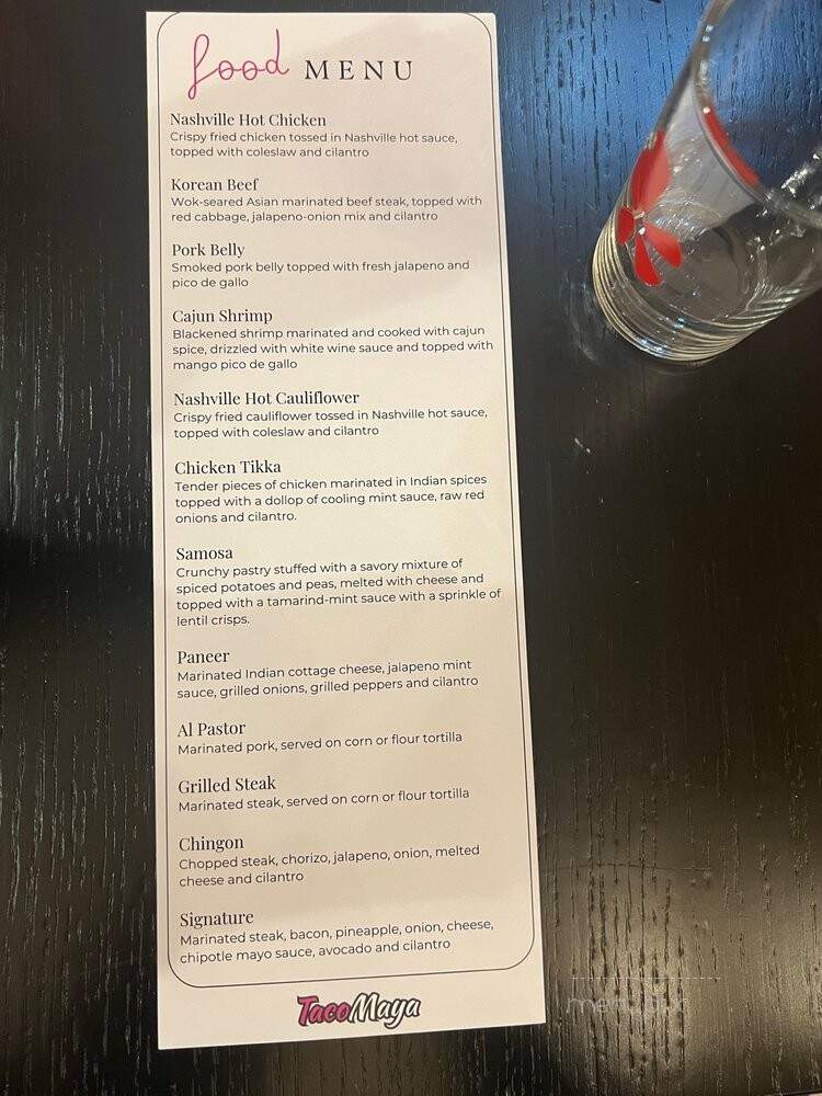 Taco Maya - Chicago, IL menu_pic