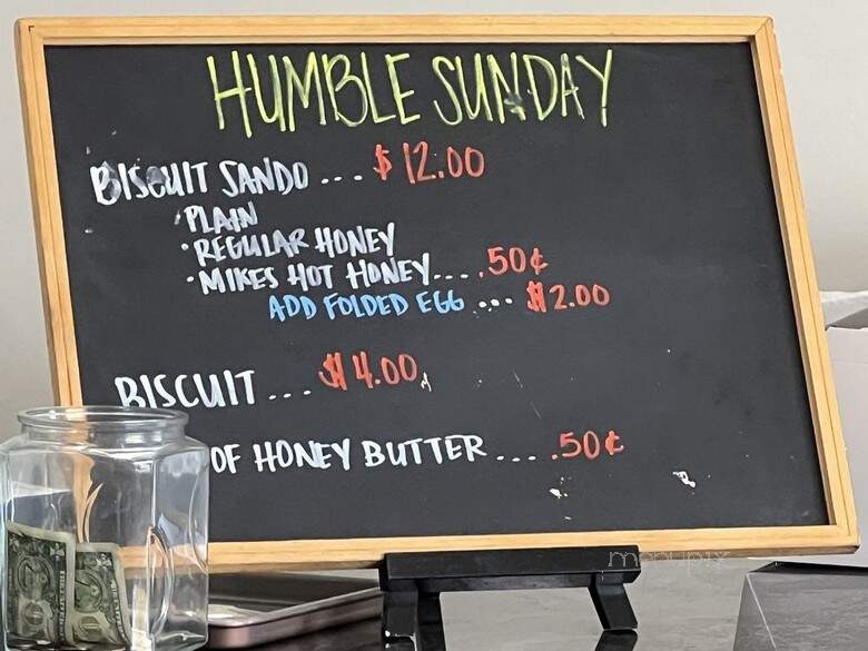 Humble Bird - Los Angeles, CA menu_pic