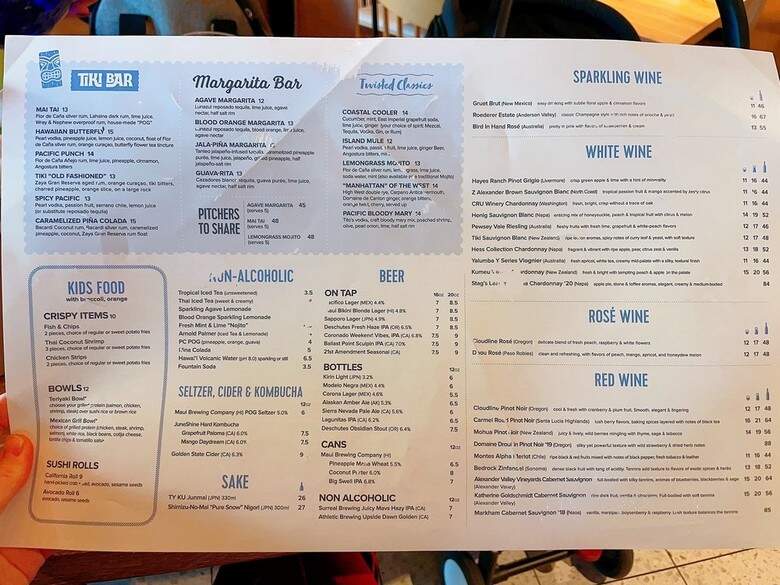 Pacific Catch WestCoast Fish House - San Diego, CA menu_pic