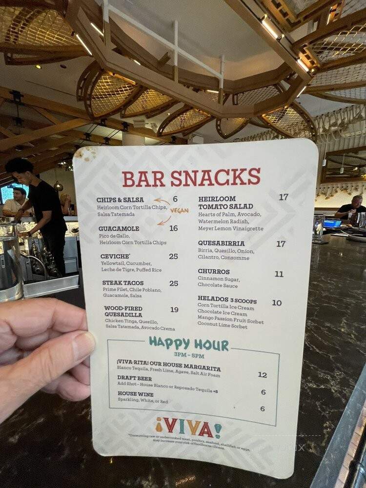 Viva By Ray Garcia - Las Vegas, NV menu_pic