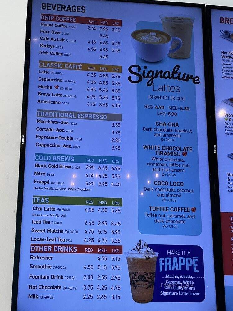 Just Love Coffee Cafe - Pooler, GA menu_pic