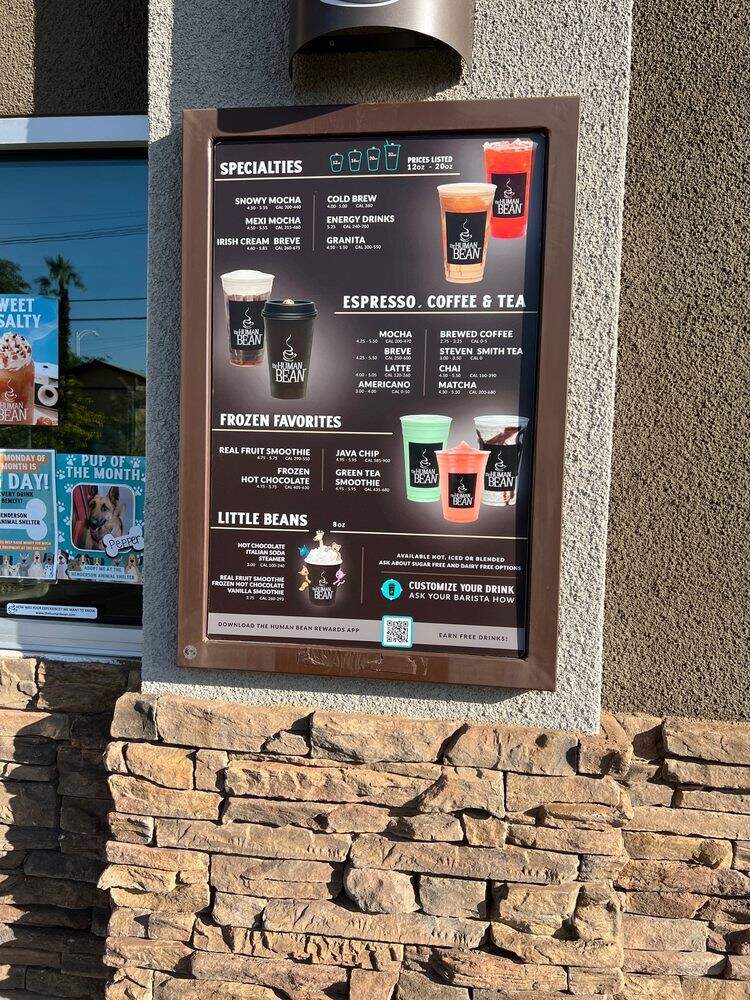 The Human Bean - Henderson, NV menu_pic