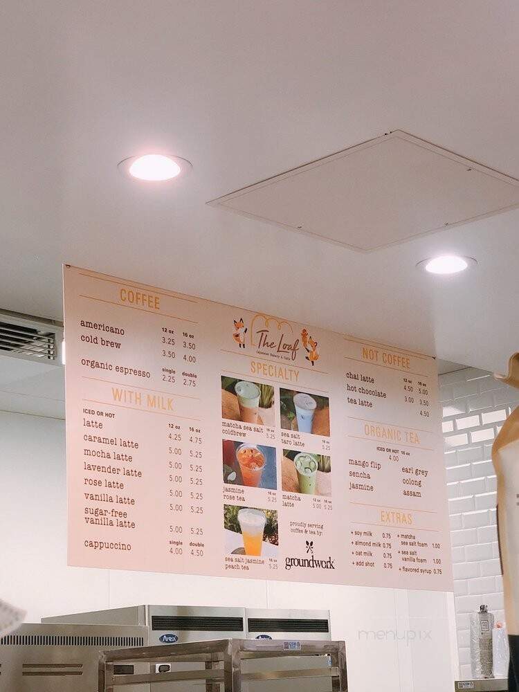 The Loaf Bakery and Cafe - Newhall, CA menu_pic