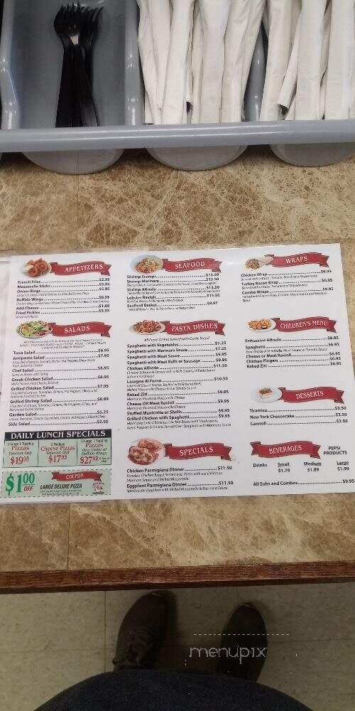 Amano Pizza - Rocky Mount, NC menu_pic