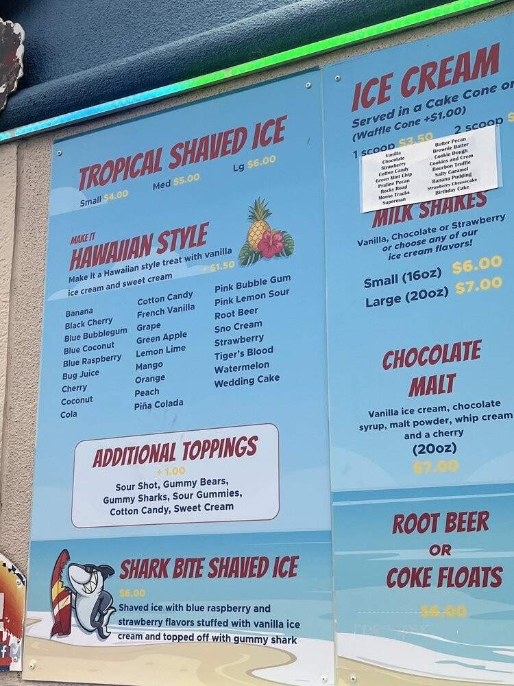 Beach Treats - Panama City, FL menu_pic
