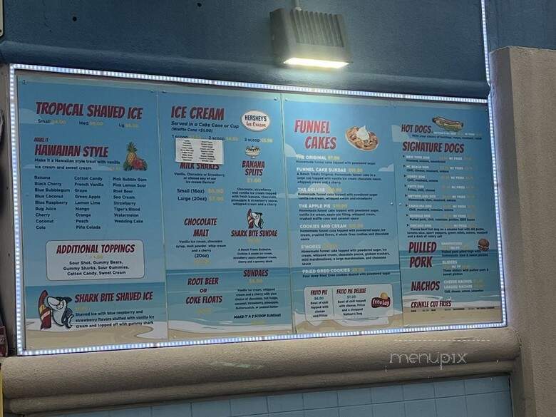 Beach Treats - Panama City, FL menu_pic