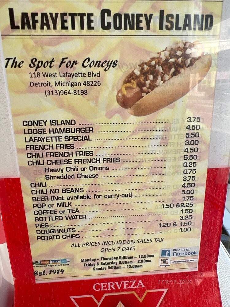 Chef's Corned Beef House - Detroit, MI menu_pic